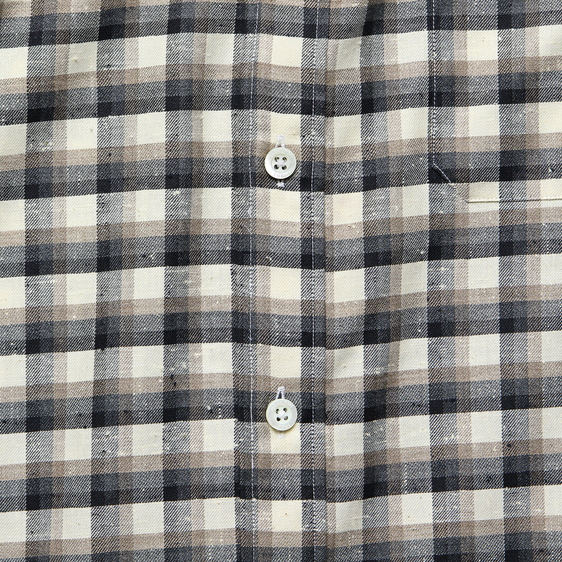 Twill Plaid Shirt - Brown/Cream - Hamilton Shirt Co. - STAG Provisions - Tops - L/S Woven - Plaid