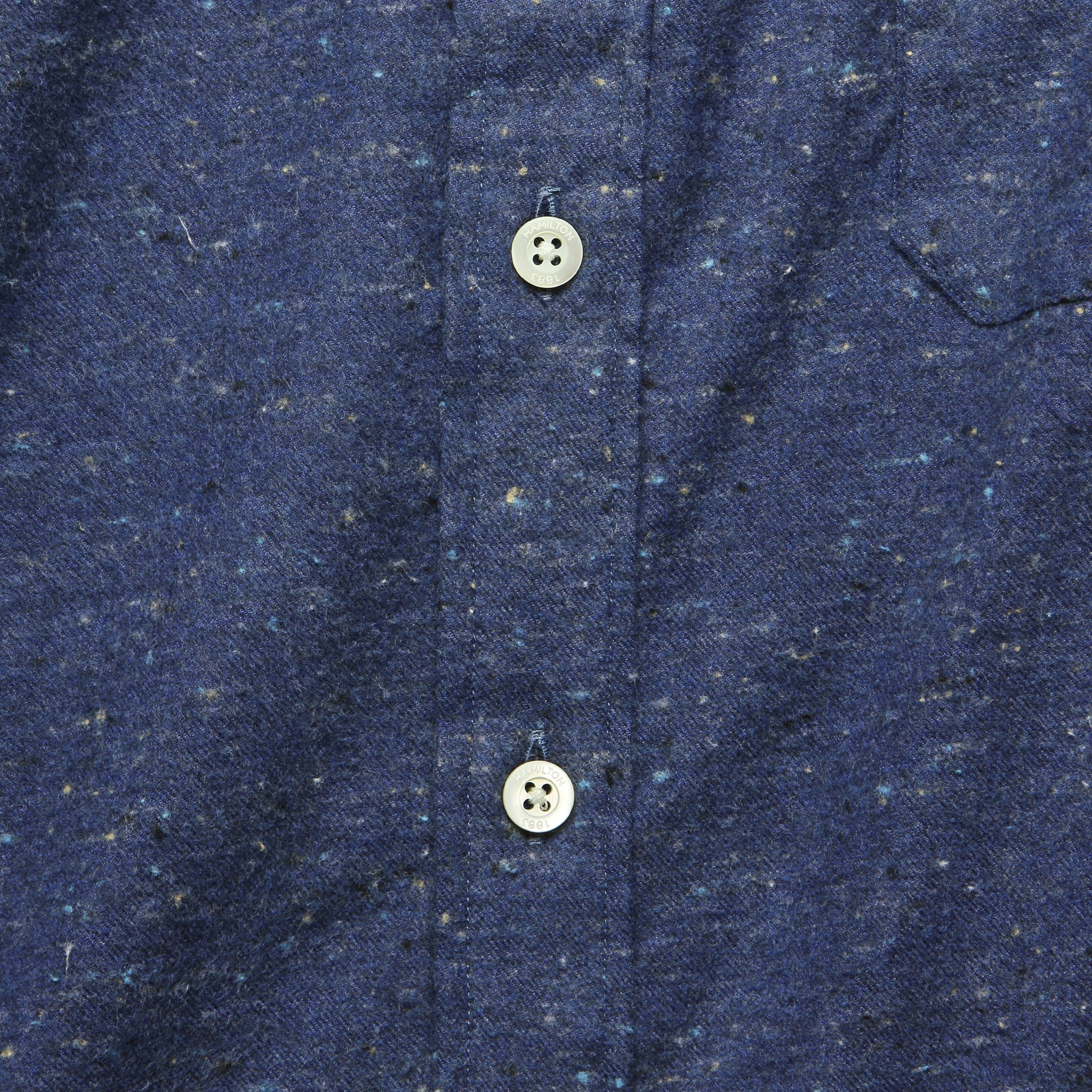 
                          Donegal Twill Shirt - Navy - Hamilton Shirt Co. - STAG Provisions - Tops - L/S Woven - Fleck
                        