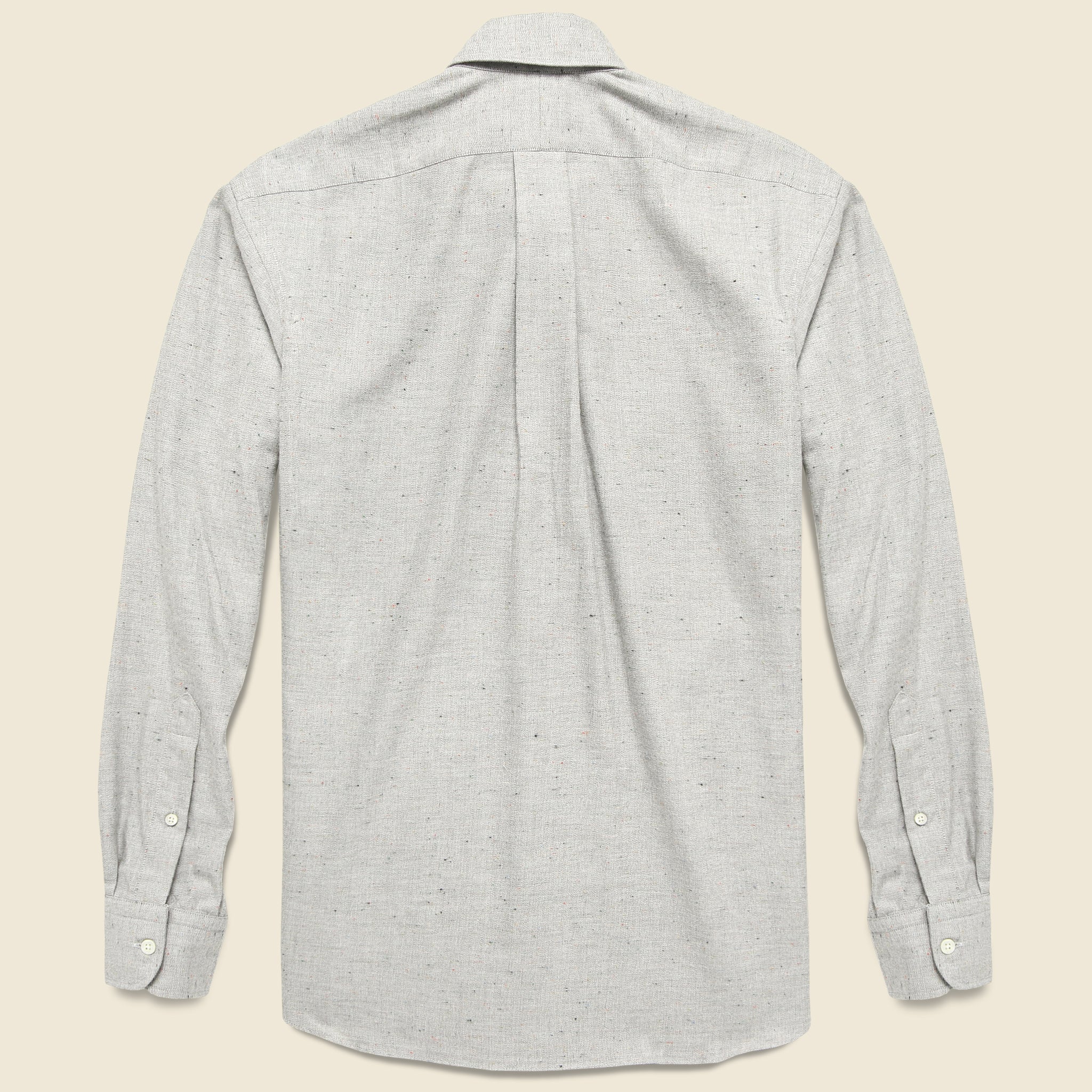 
                          Donegal Twill Shirt - Grey - Hamilton Shirt Co. - STAG Provisions - Tops - L/S Woven - Fleck
                        