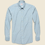 Printed Corduroy Shirt - Blue/Navy - Hamilton Shirt Co. - STAG Provisions - Tops - L/S Woven - Other Pattern