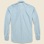Printed Corduroy Shirt - Blue/Navy - Hamilton Shirt Co. - STAG Provisions - Tops - L/S Woven - Other Pattern