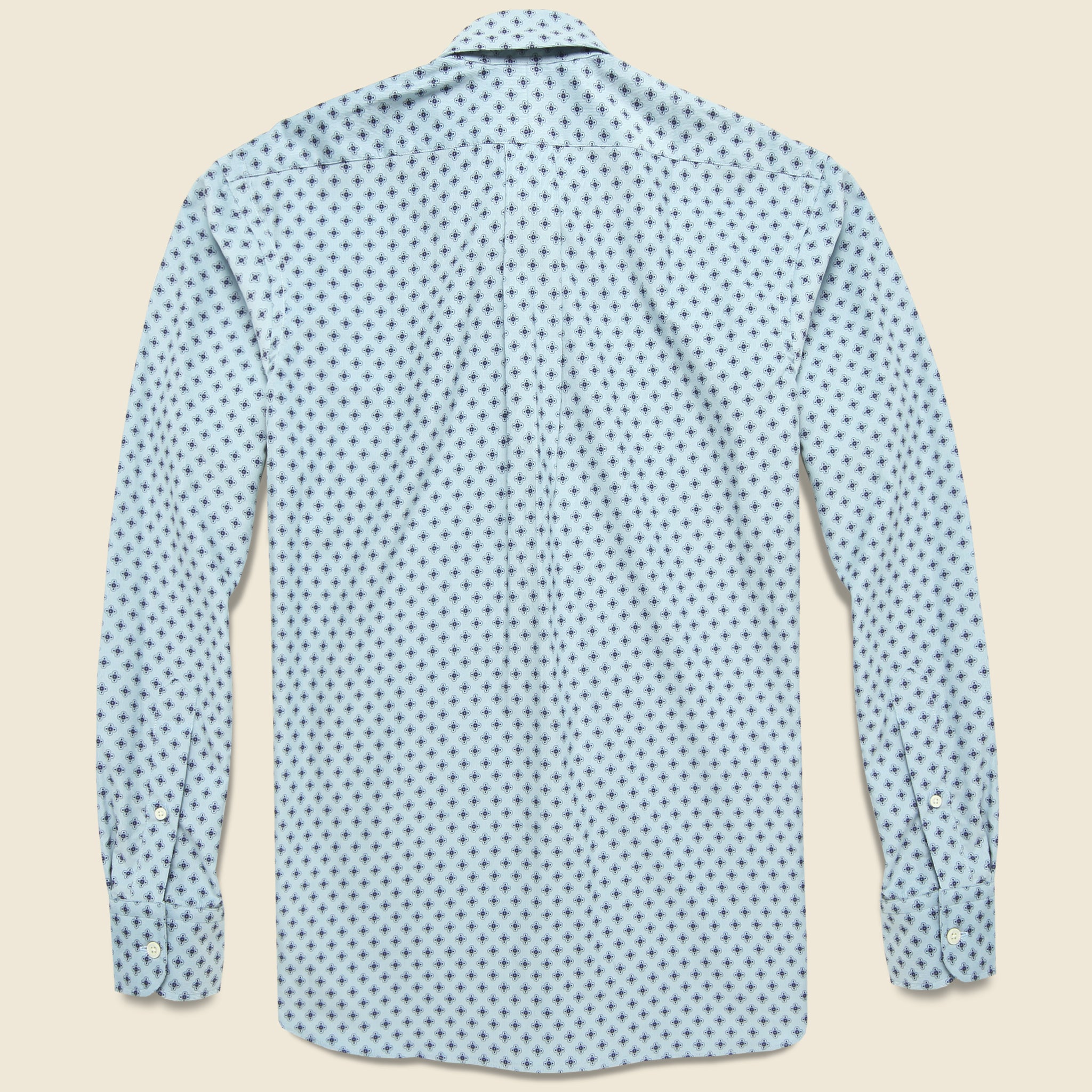 Printed Corduroy Shirt - Blue/Navy - Hamilton Shirt Co. - STAG Provisions - Tops - L/S Woven - Other Pattern