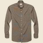 Printed Twill Shirt - Khaki/Green/Orange - Hamilton Shirt Co. - STAG Provisions - Tops - L/S Woven - Other Pattern