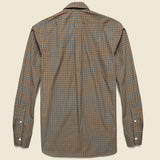 Printed Twill Shirt - Khaki/Green/Orange - Hamilton Shirt Co. - STAG Provisions - Tops - L/S Woven - Other Pattern