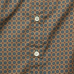 Printed Twill Shirt - Khaki/Green/Orange - Hamilton Shirt Co. - STAG Provisions - Tops - L/S Woven - Other Pattern