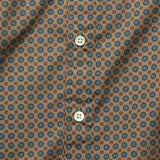Printed Twill Shirt - Khaki/Green/Orange - Hamilton Shirt Co. - STAG Provisions - Tops - L/S Woven - Other Pattern
