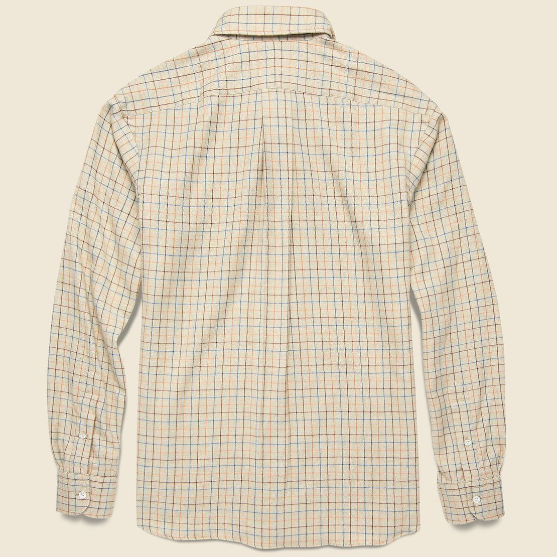 Check Flannel - Cream - Hamilton Shirt Co. - STAG Provisions - Tops - L/S Woven - Plaid