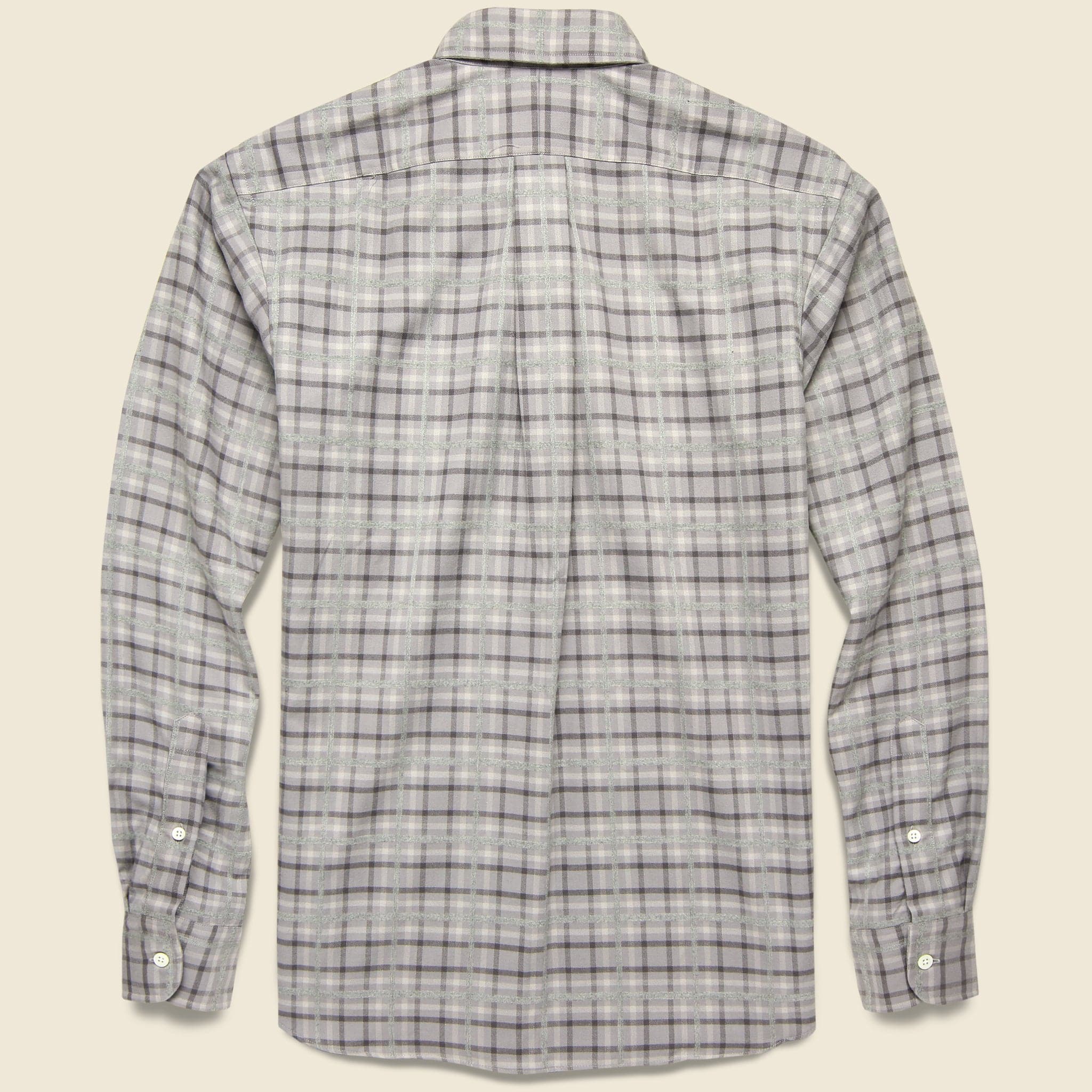 
                          Textured Plaid Flannel - Grey - Hamilton Shirt Co. - STAG Provisions - Tops - L/S Woven - Plaid
                        