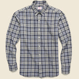 Plaid Flannel - Navy/Grey - Hamilton Shirt Co. - STAG Provisions - Tops - L/S Woven - Plaid