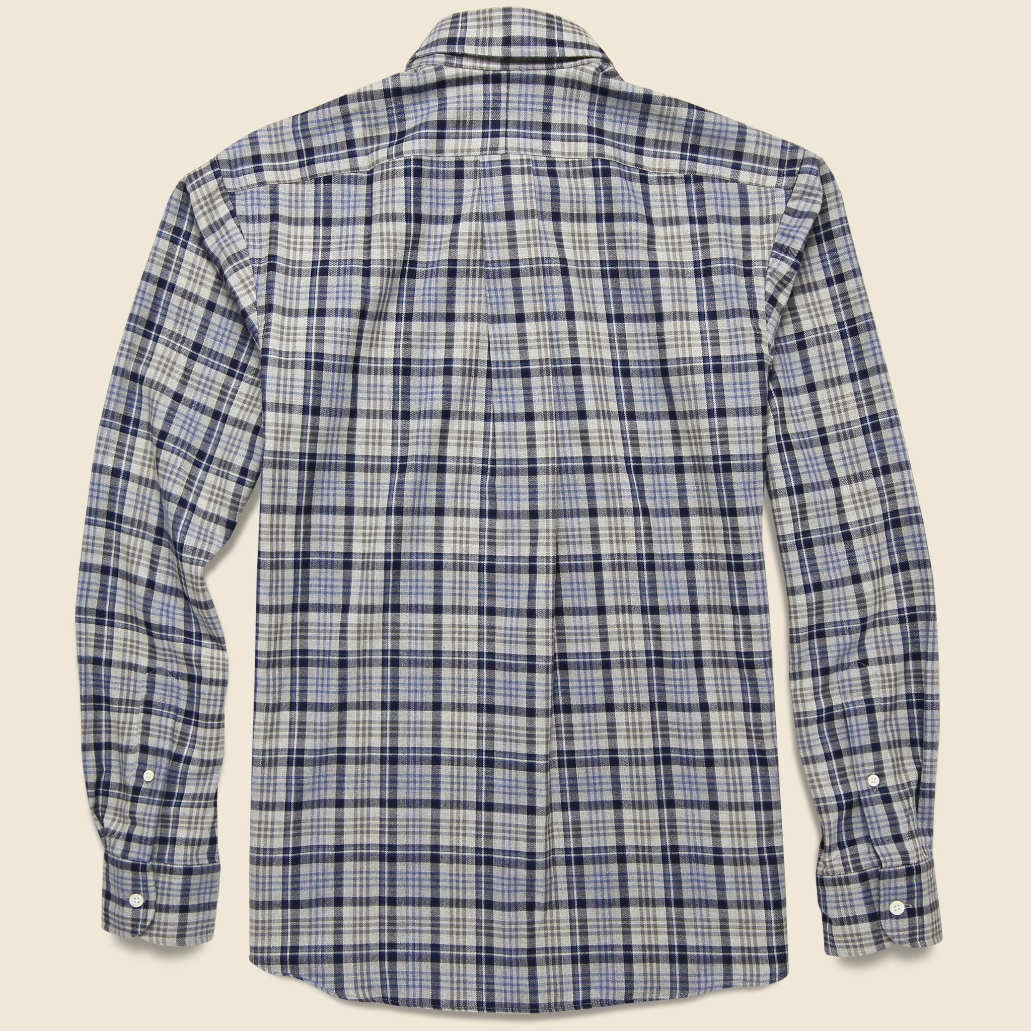 
                          Plaid Flannel - Navy/Grey - Hamilton Shirt Co. - STAG Provisions - Tops - L/S Woven - Plaid
                        