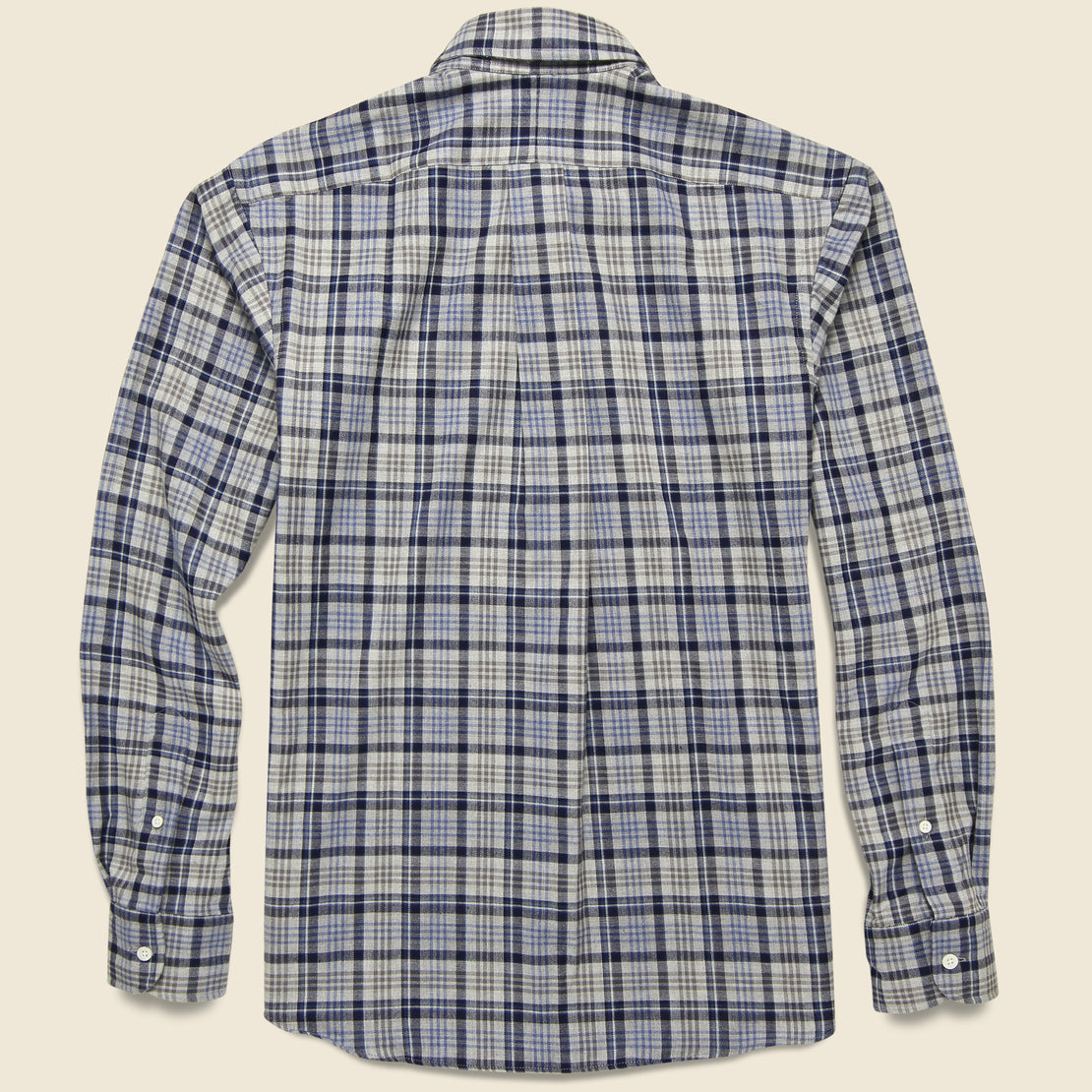 Plaid Flannel - Navy/Grey - Hamilton Shirt Co. - STAG Provisions - Tops - L/S Woven - Plaid