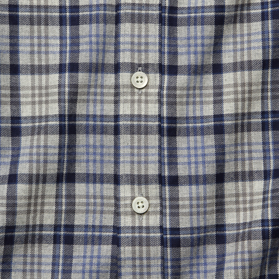 Plaid Flannel - Navy/Grey - Hamilton Shirt Co. - STAG Provisions - Tops - L/S Woven - Plaid