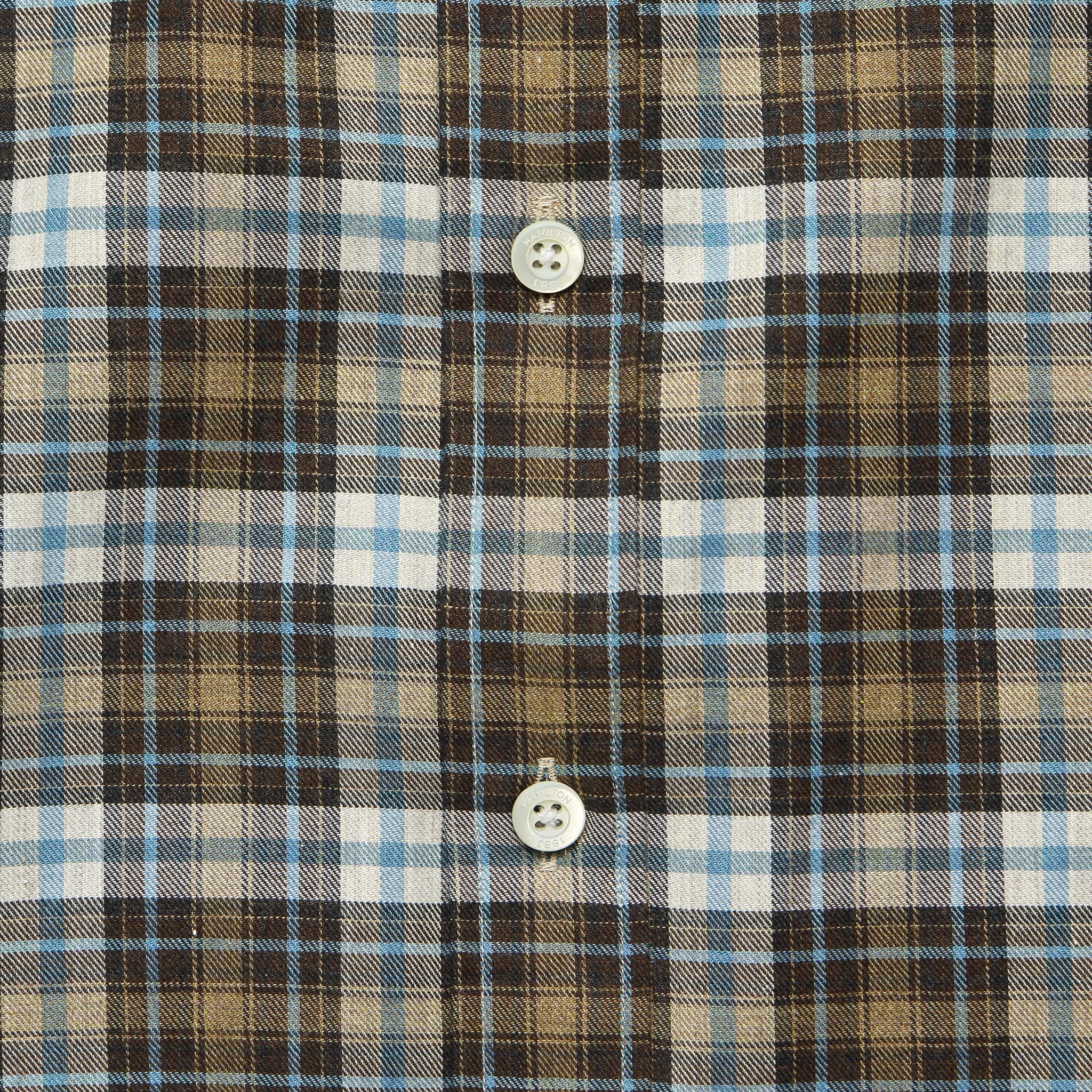 
                          Plaid Flannel - Brown - Hamilton Shirt Co. - STAG Provisions - Tops - L/S Woven - Plaid
                        