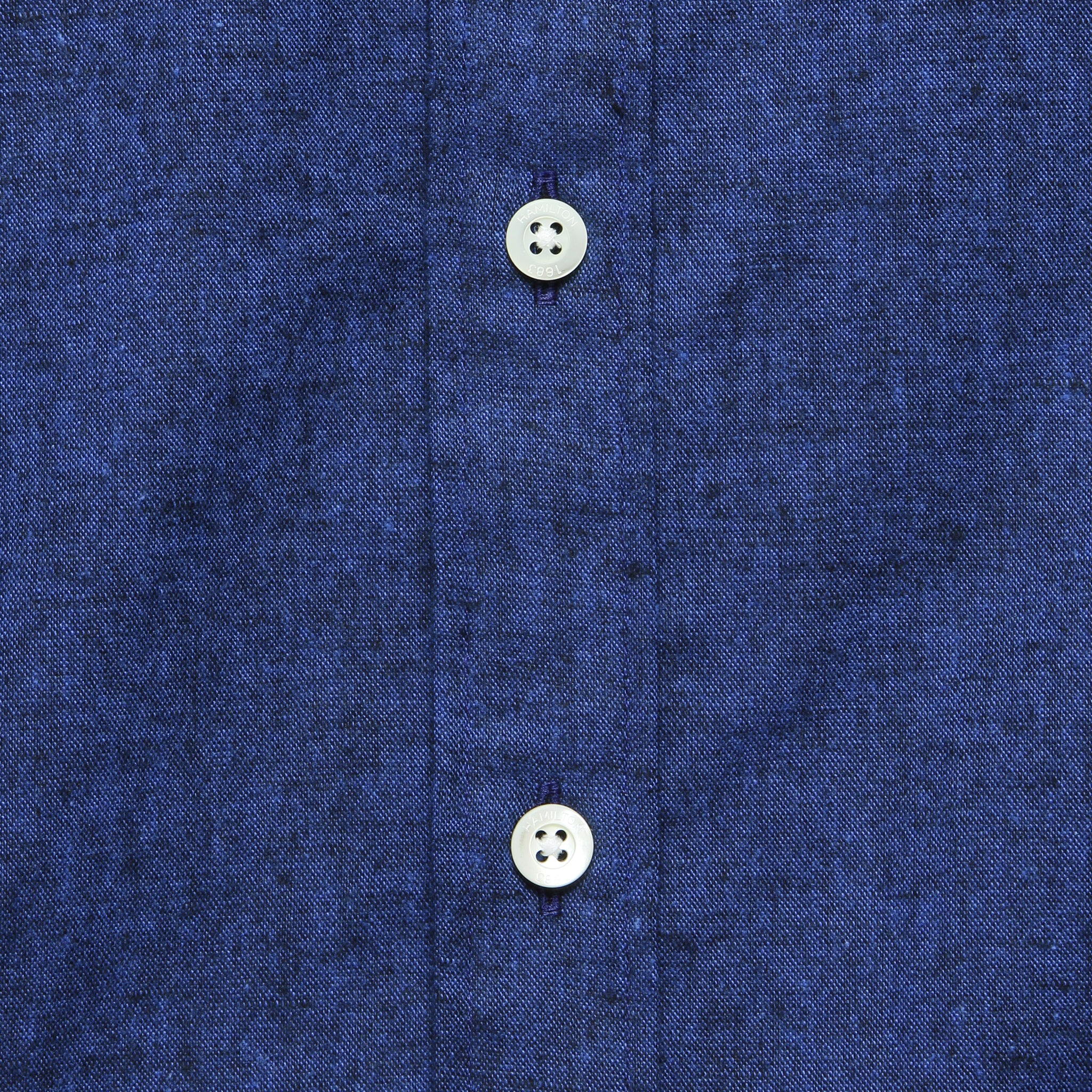 Brushed Twill Shirt - Dark Cobalt/Black - Hamilton Shirt Co. - STAG Provisions - Tops - L/S Woven - Other Pattern