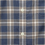 Check Twill Flannel Shirt - Denim Blue/Brown/Cream - Hamilton Shirt Co. - STAG Provisions - Tops - L/S Woven - Plaid