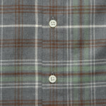 Brushed Plaid Shirt - Moss/Brown/Ecru - Hamilton Shirt Co. - STAG Provisions - Tops - L/S Woven - Plaid
