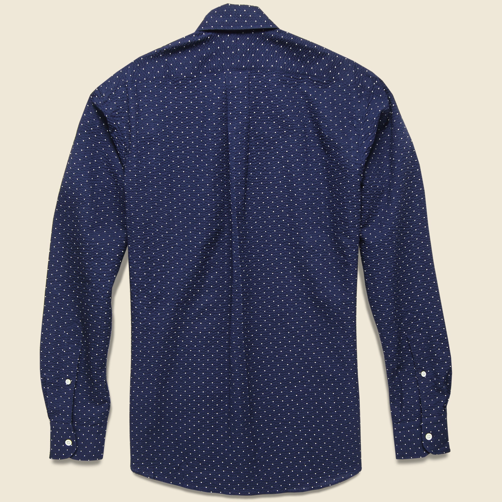 
                          Hamilton - L/S Dot Print Seersucker Shirt, SS19 - Hamilton Shirt Co. - STAG Provisions - Tops - L/S Woven - Dot
                        