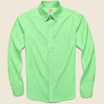 Neon Oxford Shirt - Green - Hamilton Shirt Co. - STAG Provisions - Tops - L/S Woven - Solid