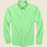 Neon Oxford Shirt - Green - Hamilton Shirt Co. - STAG Provisions - Tops - L/S Woven - Solid