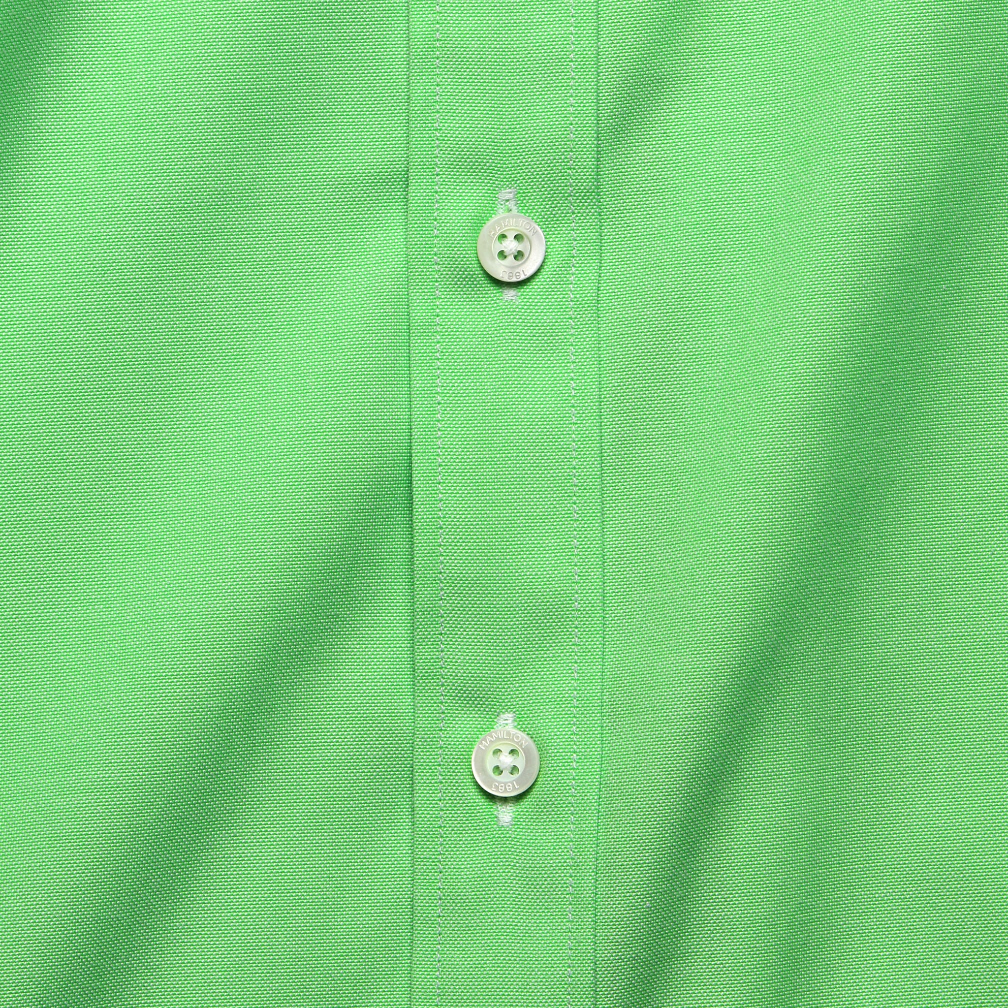 Neon Oxford Shirt - Green - Hamilton Shirt Co. - STAG Provisions - Tops - L/S Woven - Solid