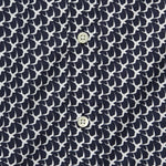 Bird Print Shirt - Navy/White - Hamilton Shirt Co. - STAG Provisions - Tops - S/S Woven - Other Pattern