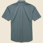 Striped Seersucker Shirt - Green/Grey - Hamilton Shirt Co. - STAG Provisions - Tops - S/S Woven - Seersucker