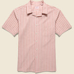 Textured Stripe Shirt - Pink/White - Hamilton Shirt Co. - STAG Provisions - Tops - S/S Woven - Stripe
