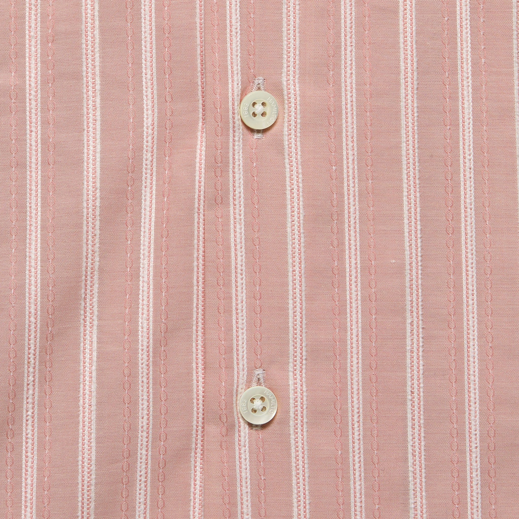 Textured Stripe Shirt - Pink/White - Hamilton Shirt Co. - STAG Provisions - Tops - S/S Woven - Stripe