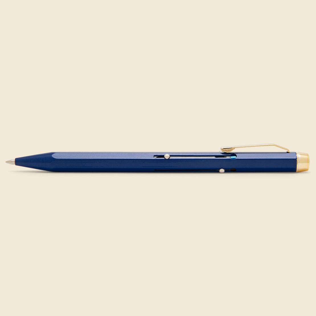 Paper Goods 4-Color Ballpoint Pen - Blue