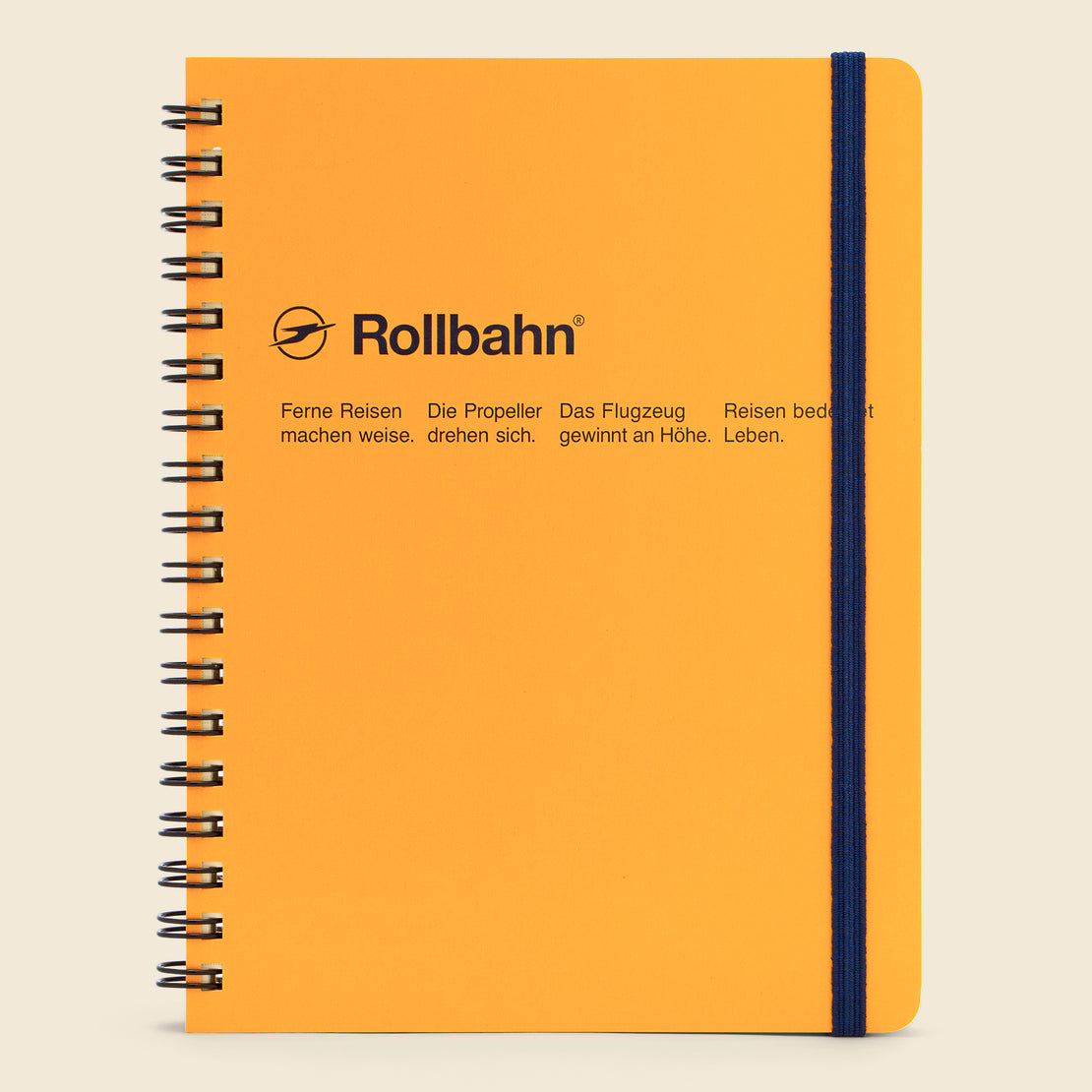 Paper Goods Yellow Rollbahn Spiral Notebook