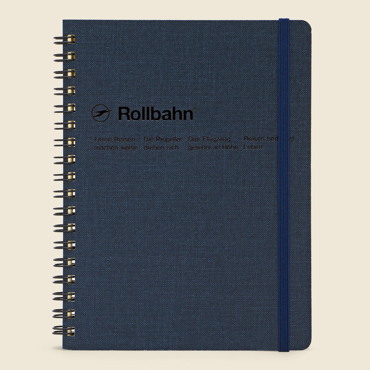 Rollbahn Spiral Notebook - Dark Blue – STAG Provisions
