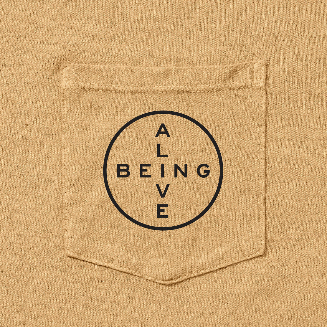 Being Alive Tee - Tan