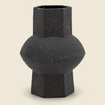 Cruz Hexagon Vase - Black - Home - STAG Provisions - Home - Art & Accessories - Vessel
