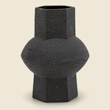 Cruz Hexagon Vase - Black - Home - STAG Provisions - Home - Art & Accessories - Vessel