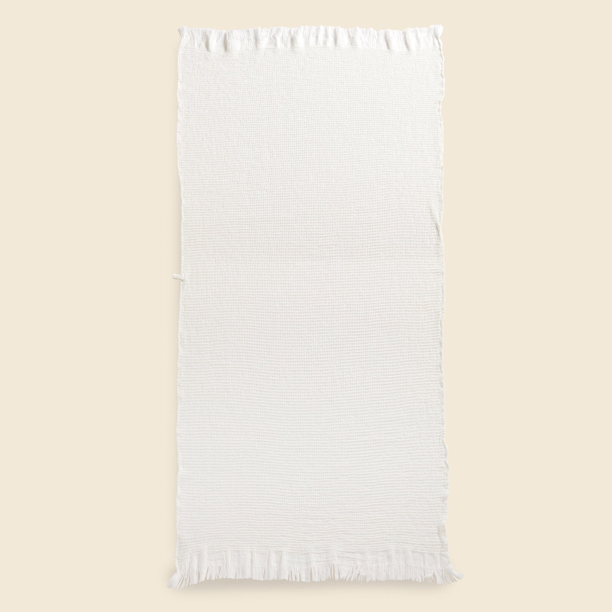 White Ella Bath Towel - Home - STAG Provisions - Home - Bath - Towel
