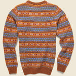 A Day In The Wool Fairisle Crew Sweater - Rustic - Howlin - STAG Provisions - Tops - Sweater
