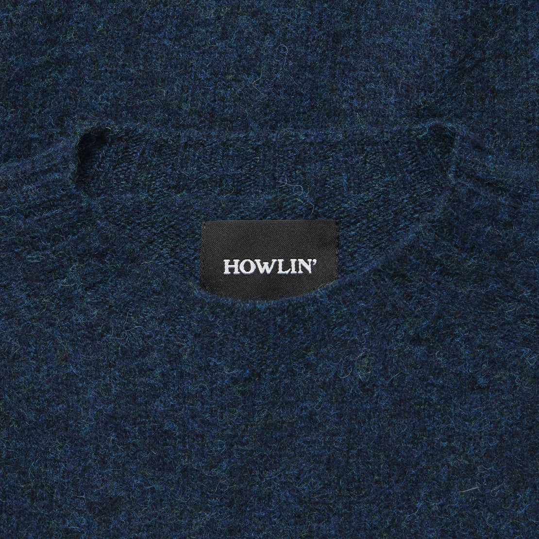 Birth Of The Cool Solid Crew Sweater - Diesel (Blue) - Howlin - STAG Provisions - Tops - Sweater