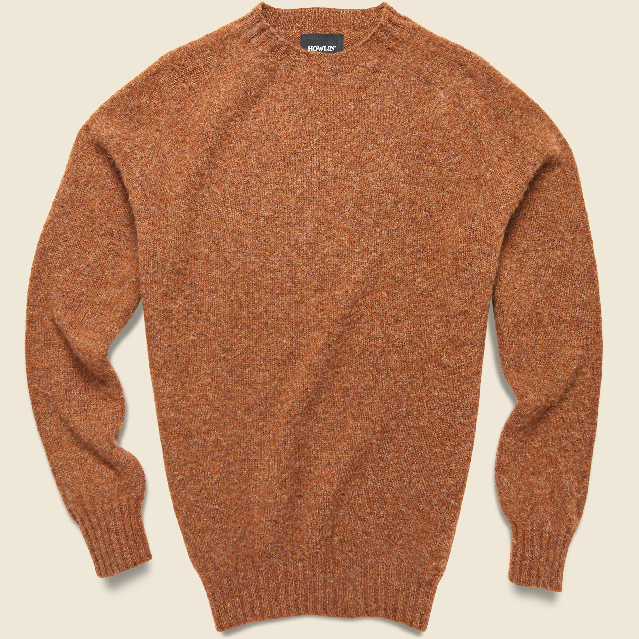 Birth Of The Cool Solid Crew Sweater - Distant Earth (Rust) - Howlin - STAG Provisions - Tops - Sweater