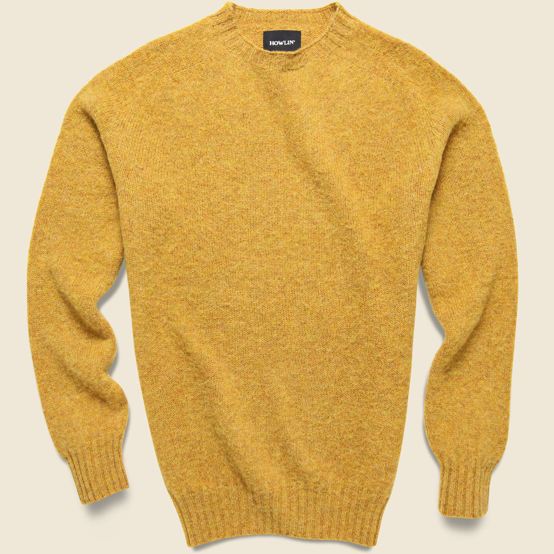 Howlin Birth Of The Cool Solid Crew Sweater - Gold