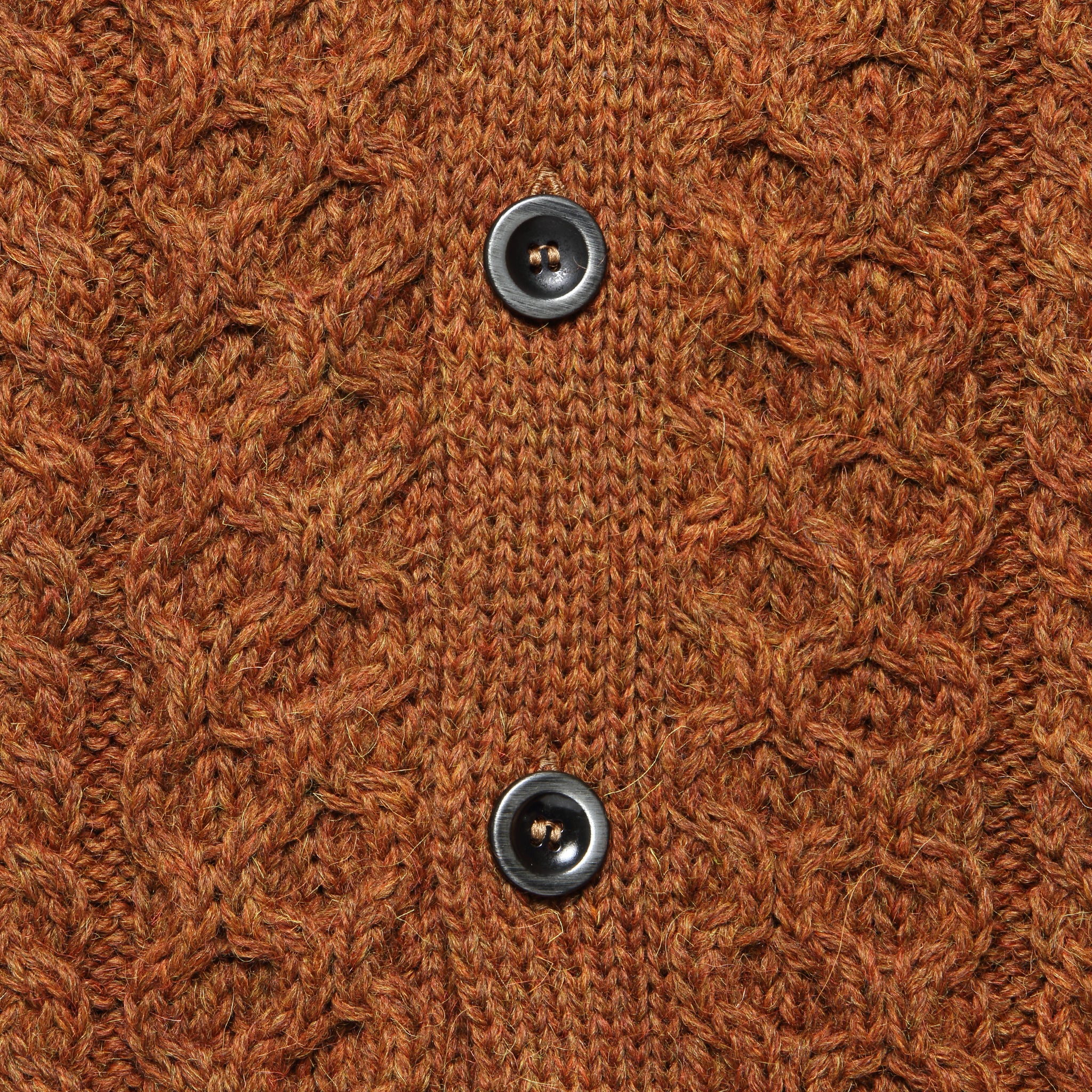 Blind Flowers Aran Cardigan - Cinnamon - Howlin - STAG Provisions - Tops - Sweater
