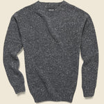 Terry Donegal Crew Sweater - Charcoal - Howlin - STAG Provisions - Tops - Sweater