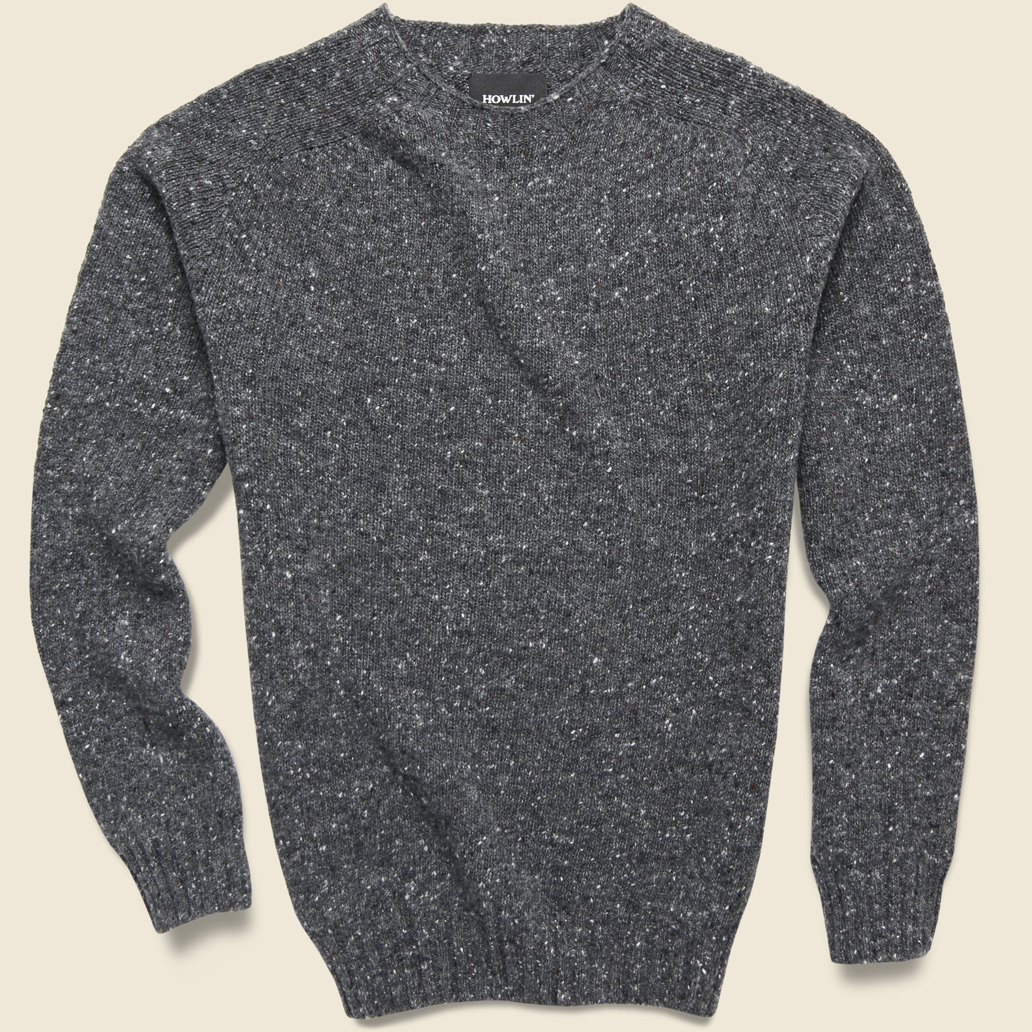 Terry Donegal Crew Sweater - Charcoal - Howlin - STAG Provisions - Tops - Sweater