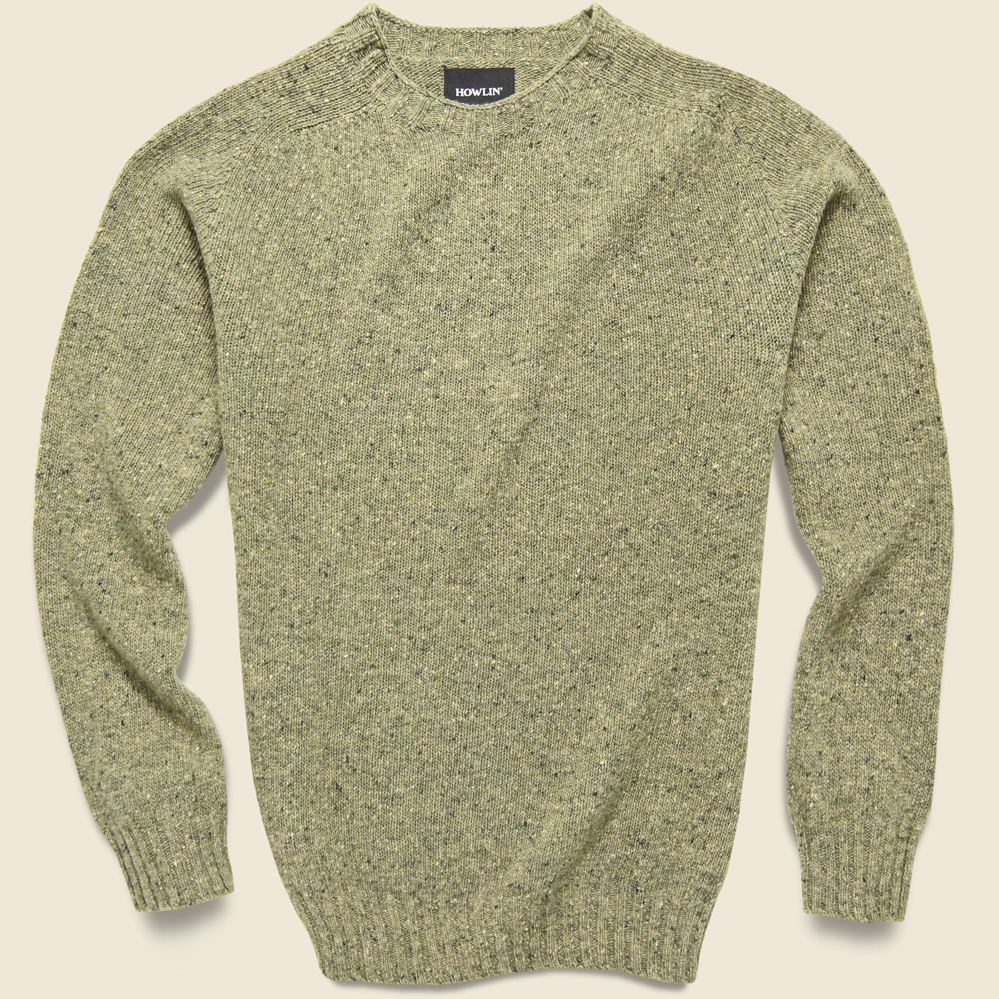 Terry Donegal Crew Sweater - Swamp - Howlin - STAG Provisions - Tops - Sweater