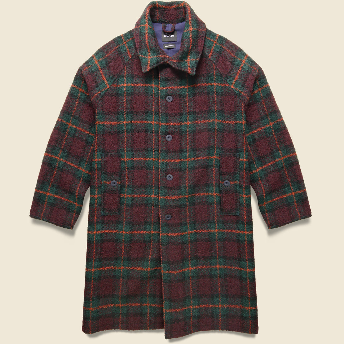 Howlin Lost in Space Jacket - Red Wool Check