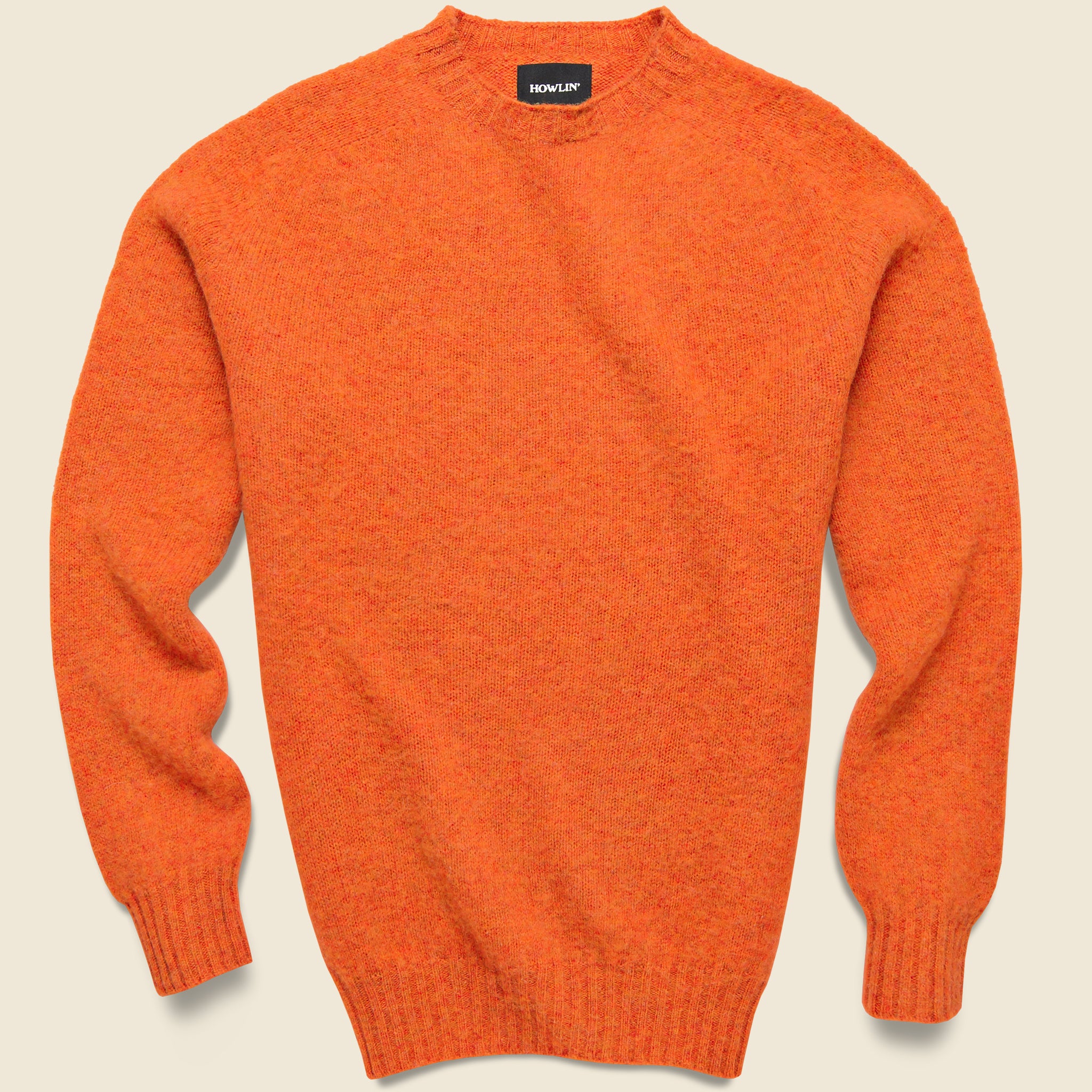 Birth Of The Cool Solid Wool Sweater - Tangerine Dream - Howlin - STAG Provisions - Tops - Sweater