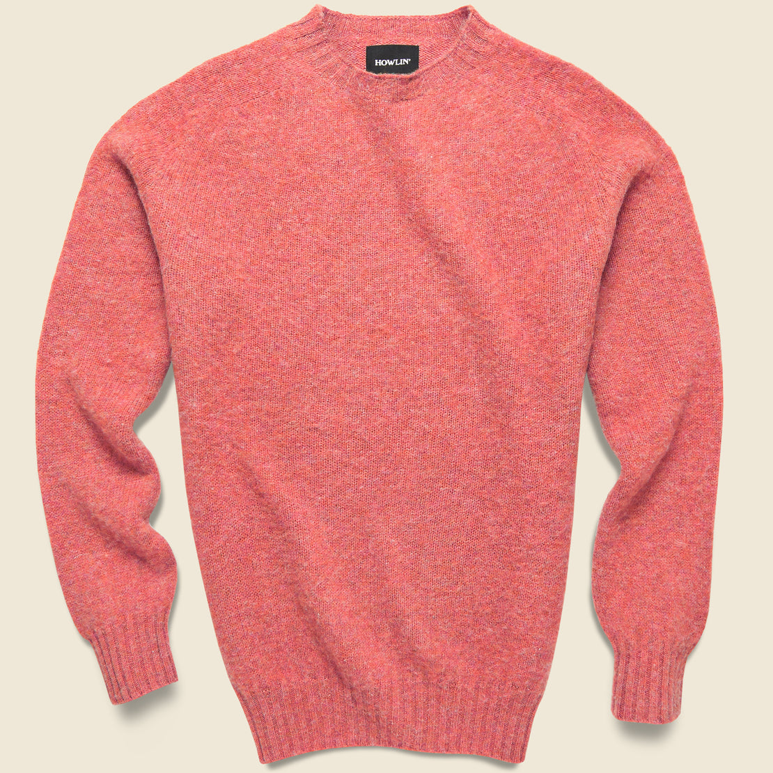 Howlin Birth Of The Cool Solid Wool Sweater - Rose Juice