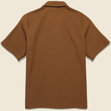 Cocktail Seersucker Shirt - Walnut - Howlin - STAG Provisions - Tops - S/S Woven - Seersucker