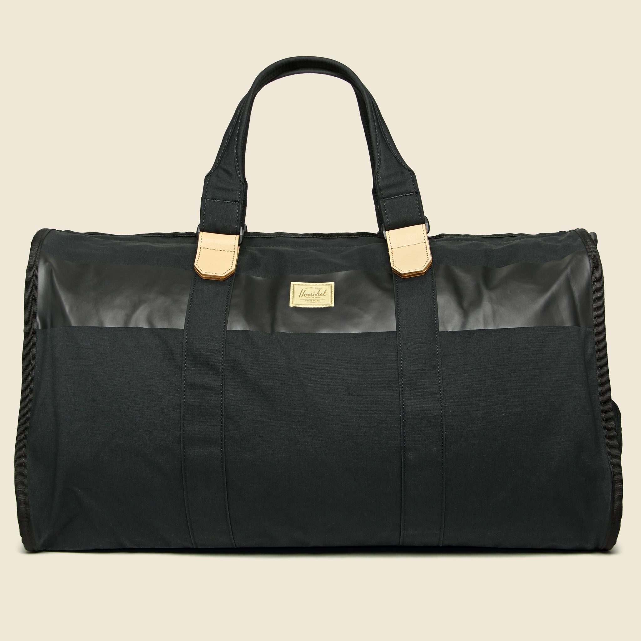 Novel Premium Canvas Duffle - Black - Herschel Supply Co - STAG Provisions - Accessories - Bags / Luggage