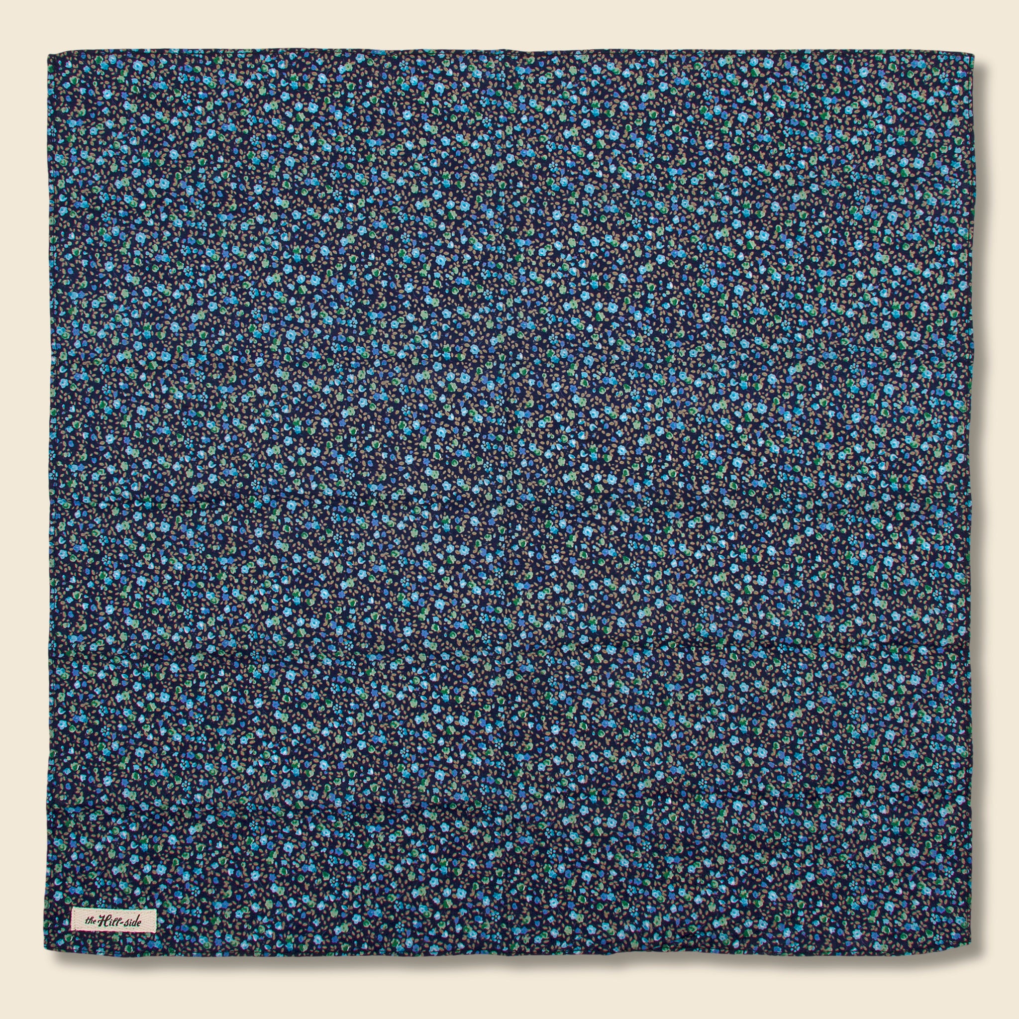 Floral Print Bandana - Navy - The Hill-Side - STAG Provisions - Accessories - Bandanas