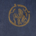 Zodiac Camp Shirt - Navy/Gold - House of LAND x Gitman Vintage - STAG Provisions - Tops - S/S Woven - Other Pattern
